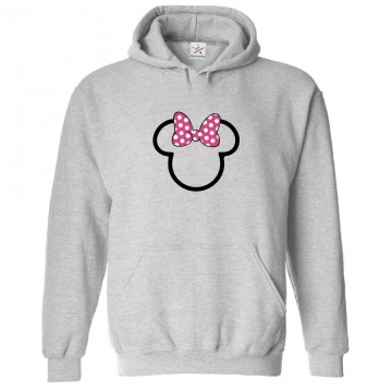 Lady Mouse Ears Classic Cute Kids and Adults Pullover Hoodie For Animated Cartoon Fans Lady Mouse Ears Classic Cute Kids and Adults Pullover Hoodie For Animated Cartoon Fans